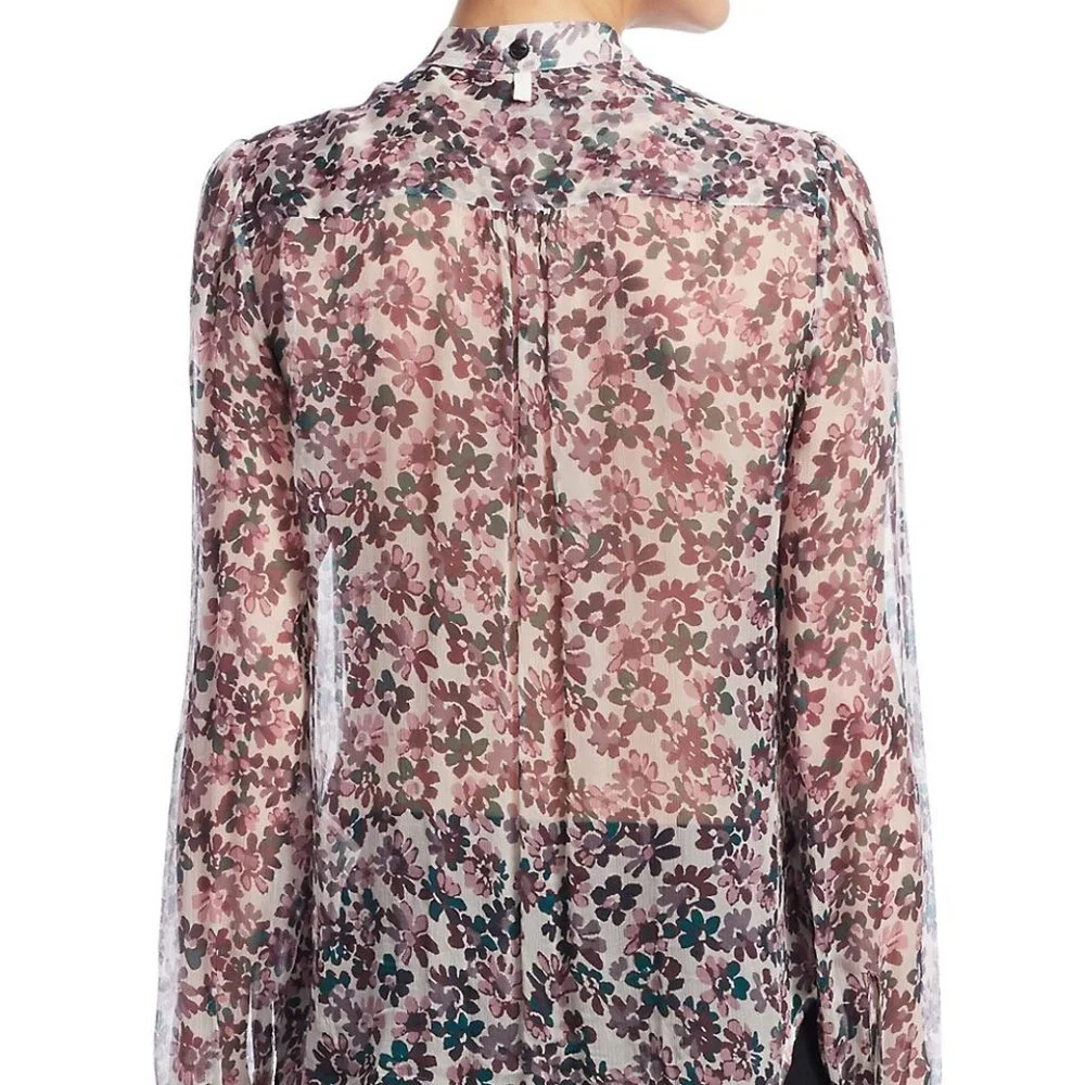 Susan Silk Long-Sleeve Floral Blouse from rag & bone - Picture 4 of 11